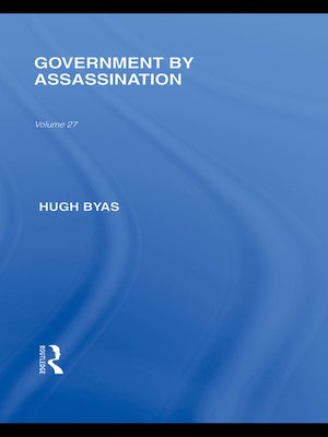 cover image of Government by Assassination